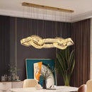 Ljojo Luxury Crystal Chandelier Pendant Light for Dining Room and Living Room