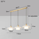Nordic Glass Copper LED Pendant Lamp by Ljojo - Modern Bedroom Chandelier for Home Decor & Restaurant