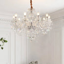 French Crystal Chandelier: Elegant Glass Pendant Lights for Living Room by Ljojo