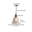 Ljojo Lotus Leaf Flower Glass Pendant Lamp - Nordic Modern Hanging Lights
