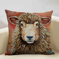 Ljojo Linen Farm Animals Cushion Cover 45x45CM - High-quality Bedroom Decor