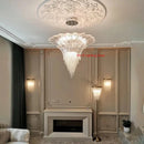 Crystal Pendant Chandelier Luxury Lighting Fixture by Ljojo for Living Room and Staircase