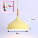 LED Pendant Lamps Macaroon Restaurant Chandelier for Study Bedroom Coffee Shop Lighting Dining Hanging Lights by Ljojo