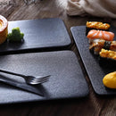Ljojo Matte Ceramic Steak Sushi Dessert Plate Set