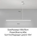 Ljojo LED Pendant Lights: Minimalist Hanging Lamp for Home Indoor Lighting