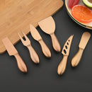 Ljojo Matte Silver Stainless Steel Cutlery Set - 6Pcs Butter Cheese Slicer Cutter