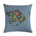 Gemini Libra Taurus Pillow Case by Ljojo: Linen Sofa Car Decorative Cover