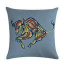 Gemini Libra Taurus Pillow Case by Ljojo: Linen Sofa Car Decorative Cover
