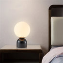 Ljojo Marble Table Lamp: Modern Nordic Glass Light for Living Room, Bedroom, Study
