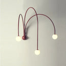 Ljojo LED Wall Light Iron Glass Wall Lamp - Home Decor Lustre