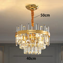 Ljojo Luxury Crystal Chandelier Pendant Light for Living Room and Bedroom
