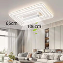 European Round Square Invisible Bladeless Ceiling Fan with LED for Living Room by Ljojo