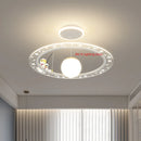 Astronaut Room Pendant Light Dimmable with Remote - Creative Space Starry Sky Eye Protection - Ljojo
