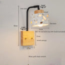 Ljojo Mid Century Modern LED Wall Lights Living Room Bedroom Lamp