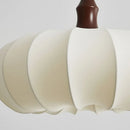 French Medieval Chandelier Retro Fabric Lampshade Pimpkin Homestay Hanging Lamp by Ljojo