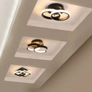 Modern LED 2-Ring Ceiling Light - Interior Decor Lighting for Aisle, Balcony, Office by Ljojo