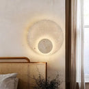 LED Nordic Luxury Circular Marble Brass Wall Light for Living Room Ljojo