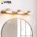 Japanese Yellow Travertine LED Wall Light for Bathroom - Ljojo