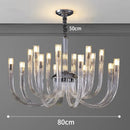 Ljojo Luxury Crystal Pendant Chandelier for Living & Dining Room