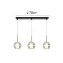 Nordic LED Glass Bubble Chandelier - Minimalist Room Decor by Ljojo