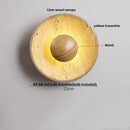 Ljojo LED Wall Lamp Sconce Yellow Travertine Waterproof Outdoor Stair Light