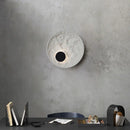 Ljojo LED Resin Wall Lamps - Nordic Modern Creative Round Wall Light for Bedroom