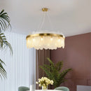 Nordic Living Room Crystal Pendant Lights Smoke Grey Modern Minimalist Glass Decor Dining Bedrooms by Ljojo