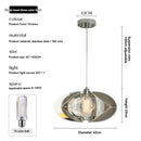 Ljojo Bauhaus Milky Way Luxury LED Pendant Light Modern Master Bedroom Chandelier