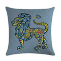 Gemini Libra Taurus Pillow Case by Ljojo: Linen Sofa Car Decorative Cover