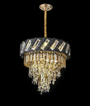 Ljojo Gold Modern Chandelier Crystal Lamp | Luxury Round LED Light Fixture