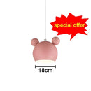 Nordic Chandelier Single Head Macaron Mickey Kids Bedroom Light by Ljojo