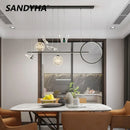 Ljojo Luxury Butterfly Gypsophila LED Chandelier Pendant Light Modern Decor Dining Bedroom Living Room