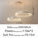 Nordic Luxury Design LED Crystal Chandelier for Home Decor by Ljojo