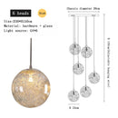 LED Staircase Chandelier Modern Glass Hollow Sphere Ljojo