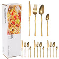 Ljojo 16-Piece Stainless Steel Tableware Set for Restaurants, Hotels, and Homes