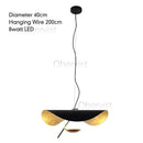 Ljojo Lotus Leaf Art LED Pendant Chandelier for Living Room & Bedroom