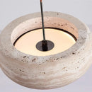Japanese Wabi Sabi Stone Pendant Lamp for Bedroom | Minimalist Island Kitchen Chandelier by Ljojo