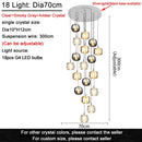 Nordic Luxury Glass LED Pendant Chandelier for Bedroom & Dining Room by Ljojo