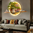 Ljojo 3D Landscape LED Picture Sconce for Home Decor Bedroom Living Room