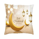 Eid Mubarak Ramadan Pillow Cases for Islamic Home Decor by Ljojo