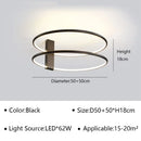 Modern Round LED Ceiling Light for Bedroom Living Room Dining Room by Ljojo