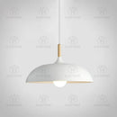 Ljojo Minimalist Modern Pendant Light Wood Aluminum Shade Office Restaurant Decor 110V 220V
