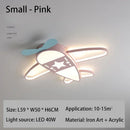 Airplane LED Ceiling Light Fixture for Kids Room by Ljojo - Creative Cartoon Nursery Lamp