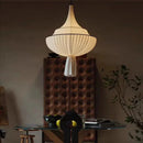 Japanese Wabi Sabi Cloth Chandelier Indoor Pendant Light by Ljojo