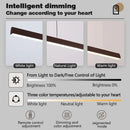Modern LED Pendant Light for Dining Room | Walnut Long Strip Dimmable Droplight by Ljojo