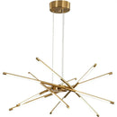Ljojo Line Chandelier: Simple, Personalized Fashion for Living Room, Bedroom, Bar, Restaurant