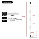 Ljojo LED Floor Lamp Acrylic Long Line Light Black Modern Minimalism Bedroom Decor