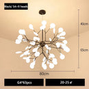 Ljojo LED Firefly Pendant Light: Modern Romantic Hanging Light Fixture