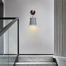 Ljojo LED Wall Lamp: Modern Wood Cover Reading Light for Bedroom, Stairs, Foyer