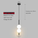 Ljojo Long Line Black/Gold Pendant Light for Bedroom and Living Room Wall Decor